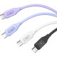 Кабель Usams US-SJ619 3A Type-C Charging & Data Cable - Moe Series 1m White (SJ619USB02)