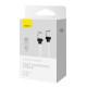 Кабель Baseus CoolPlay Series Fast Charging Cable Type-C to iP 20W 1m White (CAKW000002)