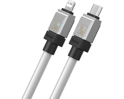 Кабель Baseus CoolPlay Series Fast Charging Cable Type-C to iP 20W 1m White (CAKW000002)