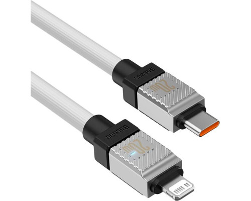 Кабель Baseus CoolPlay Series Fast Charging Cable Type-C to iP 20W 2m White (CAKW000102)