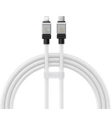 Кабель Baseus CoolPlay Series Fast Charging Cable Type-C to iP 20W 2m White (CAKW000102)