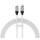 Кабель Baseus CoolPlay Series Fast Charging Cable Type-C to iP 20W 2m White (CAKW000102)