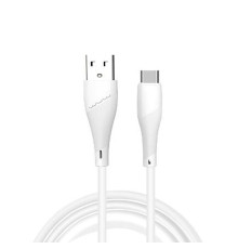 Кабель WUW-X196 USB Type-C 2,4А white (6972573335589)