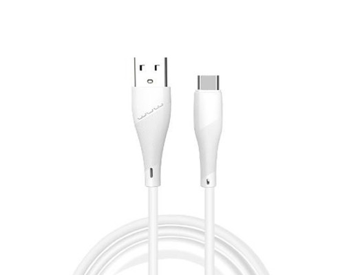 Кабель WUW-X196 USB Type-C 2,4А white (6972573335589)