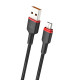 Кабель WUW-X203 USB Micro 2,4A 1m black (6972573336197)