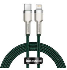 Кабель Baseus Cafule Series Metal Data Cable Type-C to iP PD 20W 1m Green (CATLJK-A06)