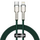 Кабель Baseus Cafule Series Metal Data Cable Type-C to iP PD 20W 1m Green (CATLJK-A06)