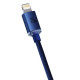 Кабель Baseus Crystal Shine Series Fast Charging Data Cable Type-C to iP 20W 2m Blue (CAJY000303)