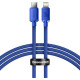 Кабель Baseus Crystal Shine Series Fast Charging Data Cable Type-C to iP 20W 2m Blue (CAJY000303)