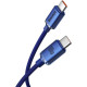 Кабель Baseus Crystal Shine Series Fast Charging Data Cable Type-C to Type-C 100W 1.2m Blue (CAJY000603)