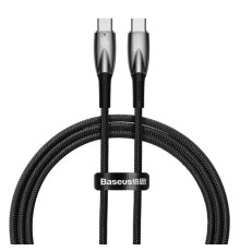 Кабель Baseus Glimmer Series Fast Charging Data Cable Type-C to Type-C 100W 2m Black (CADH000801)