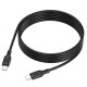 Кабель BOROFONE BX113 Lenny 60W silicone charging data cable C to C(L=2M) Black (6941991115516)