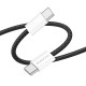 Кабель BOROFONE BX103 Original 60W charging data cable Type-C to Type-C Black (6941991109485)