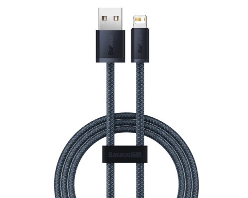 Кабель Baseus Dynamic Series Fast Charging Data Cable USB to iP 2.4A 2m Slate Gray (CALD000516)