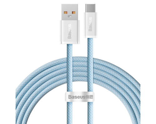 Кабель Baseus Dynamic Series Fast Charging Data Cable USB to Type-C 100W 1m Blue (CALD000603)