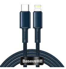 Кабель Baseus High Density Braided Fast Charging Data Cable Type-C to iP PD 20W 1m Blue (CATLGD-03)