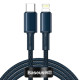 Кабель Baseus High Density Braided Fast Charging Data Cable Type-C to iP PD 20W 1m Blue (CATLGD-03)