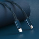 Кабель Baseus High Density Braided Fast Charging Data Cable Type-C to iP PD 20W 1m Blue (CATLGD-03)