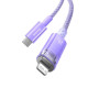 Кабель Baseus Explorer Series Fast Charging Cable with Smart Temperature Control Type-C to iP 20W 1m Purple (CATS010205)