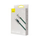 Кабель Baseus Display Fast Charging Data Cable Type-C to Type-C 100W 1m Green (CATSK-B06)