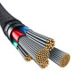 Кабель Baseus Unbreakable Series Fast Charging Data Cable Type-C to iP 20W 2m Cluster Black (P10355803111-01)