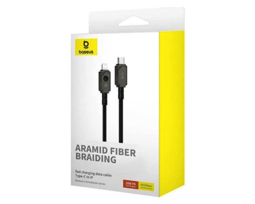 Кабель Baseus Unbreakable Series Fast Charging Data Cable Type-C to iP 20W 2m Cluster Black (P10355803111-01)