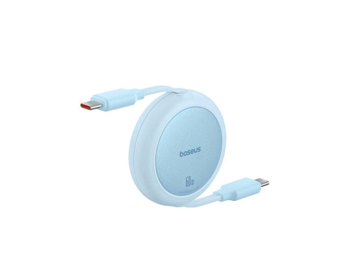 Кабель Baseus Free2Pull Mini Charging Cable USB-C to USB-C 60W 1m Galaxy Blue (P10364500311-01)