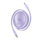 Кабель Baseus Free2Draw Mini Retractable Charging Cable Type-C to Type-C 100W 1m Nebula Purple (P10364500511-00)