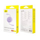 Кабель Baseus Free2Draw Mini Retractable Charging Cable Type-C to Type-C 100W 1m Nebula Purple (P10364500511-00)