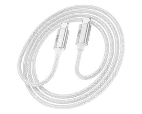 Кабель HOCO U134 Primero 240W charging data cable Type-C to Type-C (L=1.8M) Gray (6942007620086)