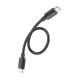 Кабель HOCO X96 Hyper 60W fast charging data cable Type-C to Type-C (L=0.25M) Black (6942007609449)