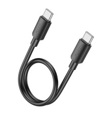 Кабель HOCO X96 Hyper 60W fast charging data cable Type-C to Type-C (L=0.25M) Black (6942007609449)
