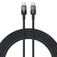 Кабель Baseus Discolor Series Fast Charging Cable USB-C to USB-C 100W 1m Cluster Black (P10374902111-00)