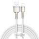 Кабель Baseus Cafule Series Metal Data Cable USB to IP 2.4A 2m White (CALJK-B02)