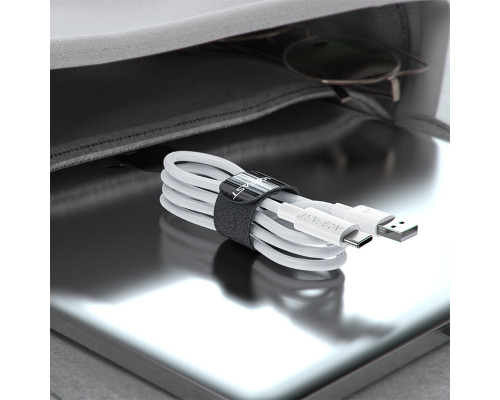 Кабель ACEFAST C18-04 USB-A to USB-C braid charging data cable White (6974316284260)