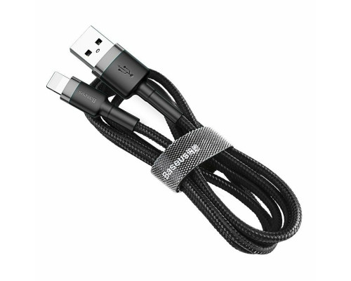 Кабель Baseus Cafule Cable USB For Lightning 1.5A 2m Gray+Black (CALKLF-CG1)