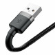 Кабель Baseus Cafule Cable USB For Lightning 1.5A 2m Gray+Black (CALKLF-CG1)