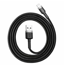 Кабель Baseus Cafule Cable USB For Lightning 1.5A 2m Gray+Black (CALKLF-CG1)