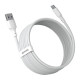 Кабель Baseus Simple Wisdom Data Cable Kit USB to Type-C 5A (2PCS/Set）1.5m White (TZCATZJ-02)