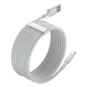Кабель Baseus Simple Wisdom Data Cable Kit USB to Type-C 5A (2PCS/Set）1.5m White (TZCATZJ-02)