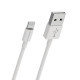 Кабель BOROFONE BX22 USB to iP 2.4A, 1m, PVC, РС connectors, White (BX22LW)