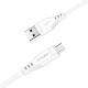 Кабель ACEFAST C3-09 USB to Micro 2,4A, 1.2m, TPE, TPE connectors, White (AFC3-09W)