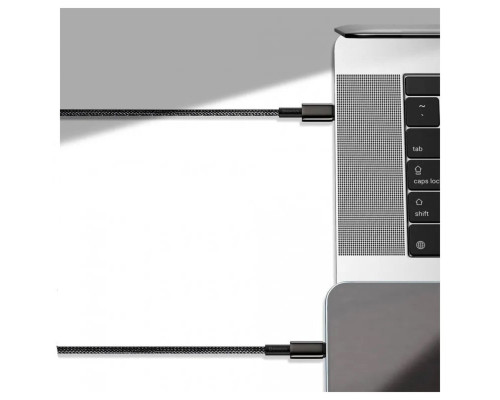 Кабель Baseus Tungsten Gold Fast Charging Data Cable Type-C to Type-C 100W 2m Black (CATWJ-A01)