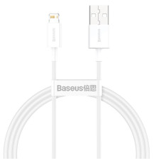 Кабель Baseus Superior Series Fast Charging Data Cable USB to iP 2.4A 2m White (CALYS-C02)