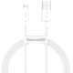 Кабель Baseus Superior Series Fast Charging Data Cable USB to iP 2.4A 2m White (CALYS-C02)
