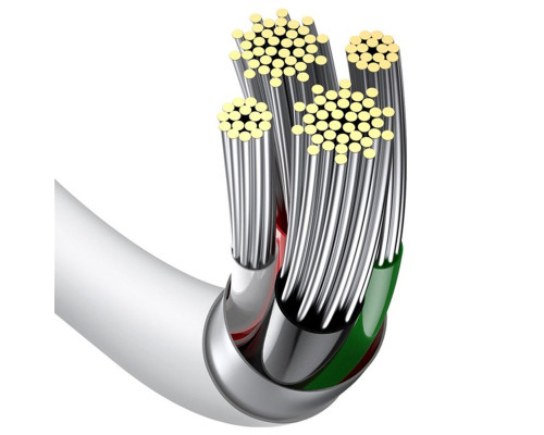 Кабель Baseus Superior Series Fast Charging Data Cable USB to iP 2.4A 2m White (CALYS-C02)