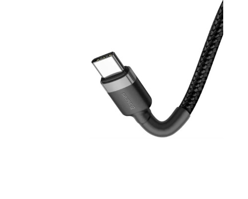 Кабель Baseus Cafule PD2.0 100W flash charging USB Type-C-Type-C cable (20V 5A) 2m Gray+Black (CATKLF-ALG1)