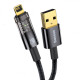 Кабель Baseus Explorer Series Auto Power-Off Fast Charging Data Cable USB to IP 2.4A 2m Black (CATS000501)