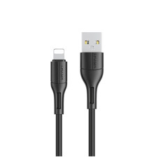 Кабель Usams US-SJ500 U68 Lightning Charging & Data Cable 1m Black (SJ500USB01)