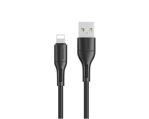 Кабель Usams US-SJ500 U68 Lightning Charging & Data Cable 1m Black (SJ500USB01)